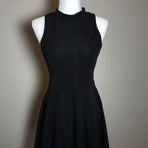 Lush midi Solid Black Casual Dress